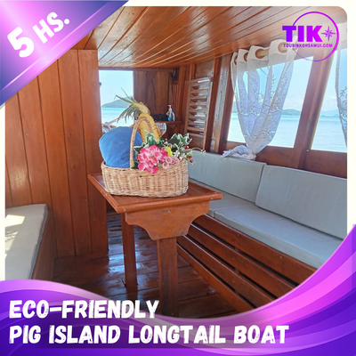Private Electric Longtail Boat to Pig Island & Koh Tan – Silent  Eco-Friendly Tour from Koh Samui