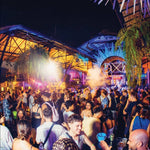 OXA Jungle Party Koh Phangan – crowd dancing inside the open-air party hall