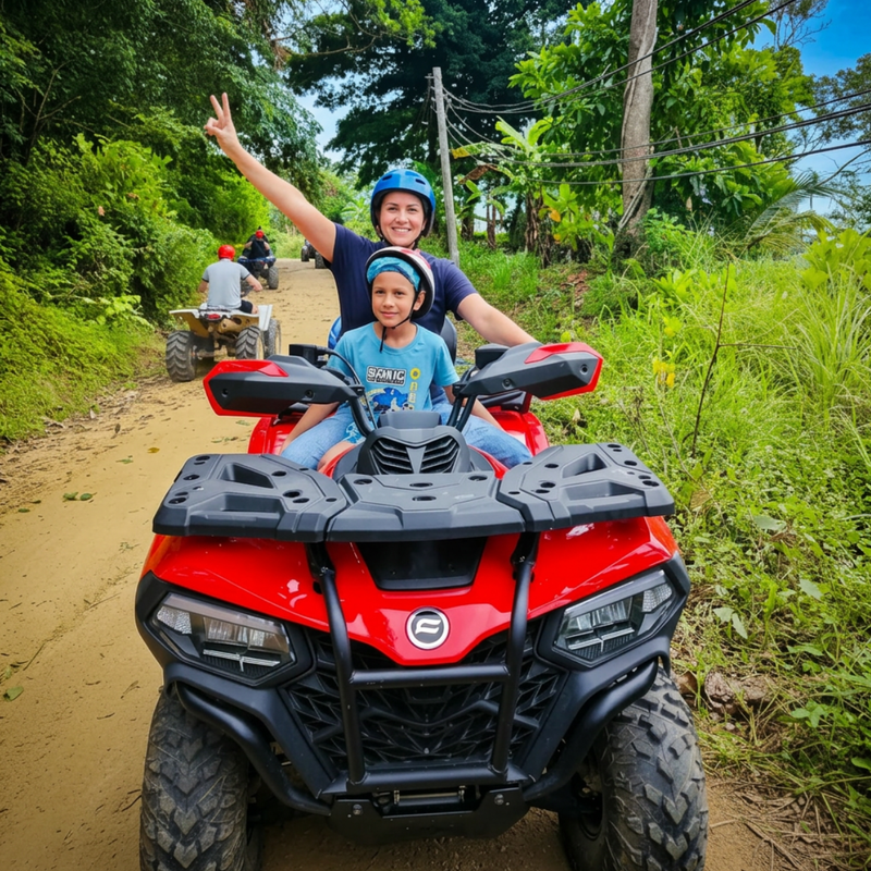 ATV Adventure Koh Samui – 2‑Hour Jungle Tour with Waterfall, Viewpoints & Mountain Temple