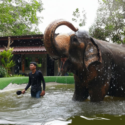 Koh Samui Home of Elephants  – Half‑Day Ethical Sanctuary Visit with Feeding, Mud Bath & Vegetarian Lunch 4