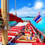 Romantic Sunset Sailing Cruise from Koh Samui – Coastal Junk Boat Tour with Buffet Dinner 12