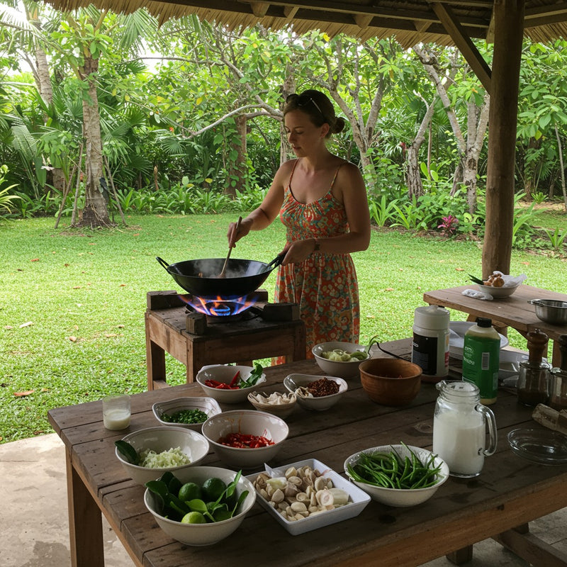 Thai Cooking Class in Koh Samui – 4‑Hour Sea‑View Class with 5 Dishes & Hotel Transfers