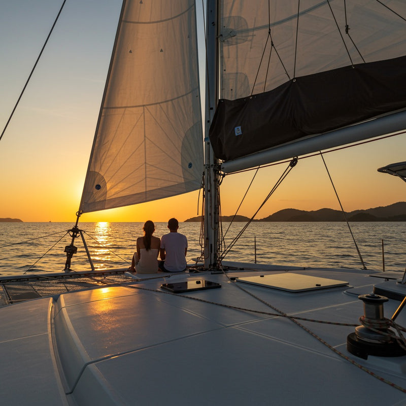 Romantic Sunset Sailing Cruise from Koh Samui – Coastal Junk Boat Tour with Buffet Dinner
